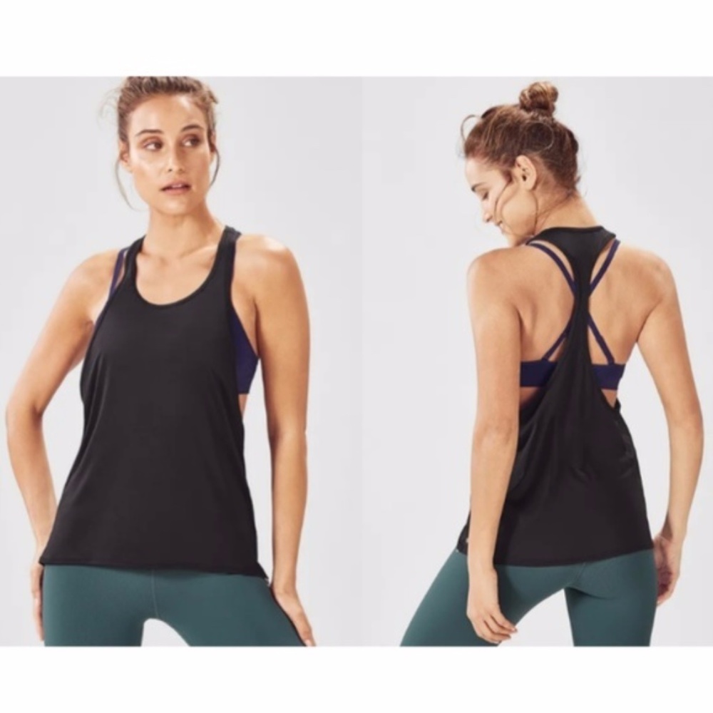 Fabletics Peggy Tank - Size M, Black